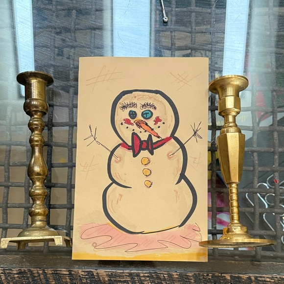 Elegant Brass Candle Holder Pair - Picture 5 of 5